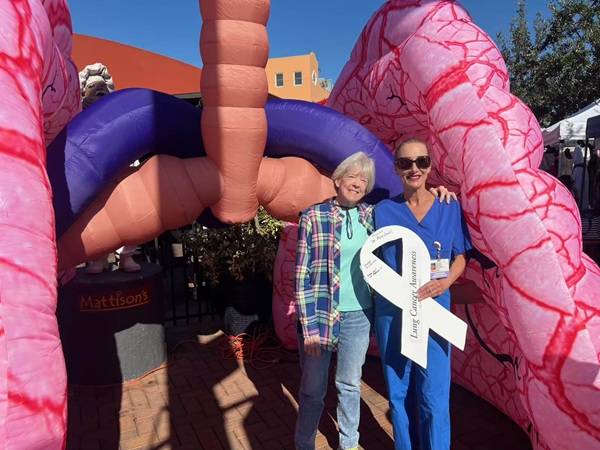 SMH Cancer Team Use Giant Inflatable Lungs to Spotlight the Importance of Early Detection and Regular Screenings