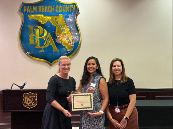 Center for Child Counseling Named Crisis Intervention Partner of the Year by PBSO