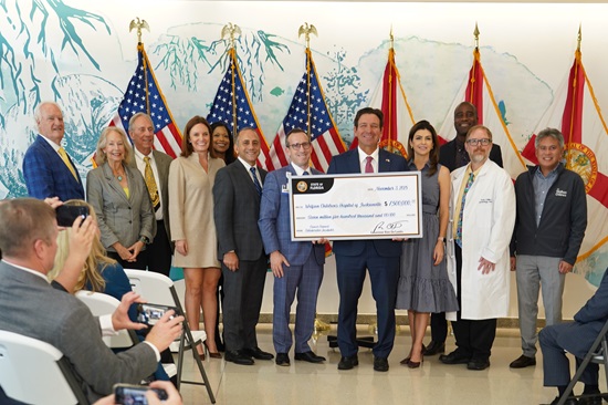 Wolfson Children’s Hospital receives $7.5 million state grant for pediatric cancer program
