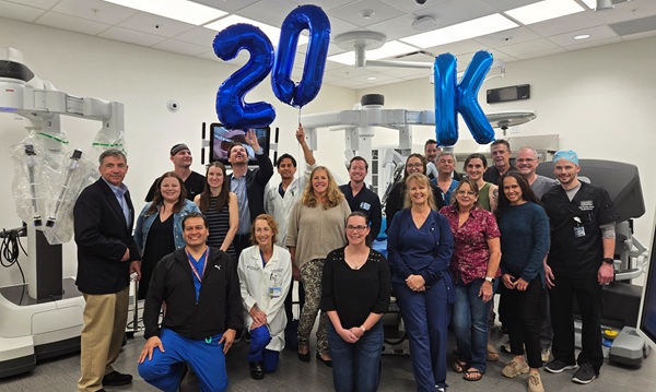 Sarasota Memorial Surpasses 20,000 da Vinci Robotic-Assisted Surgeries