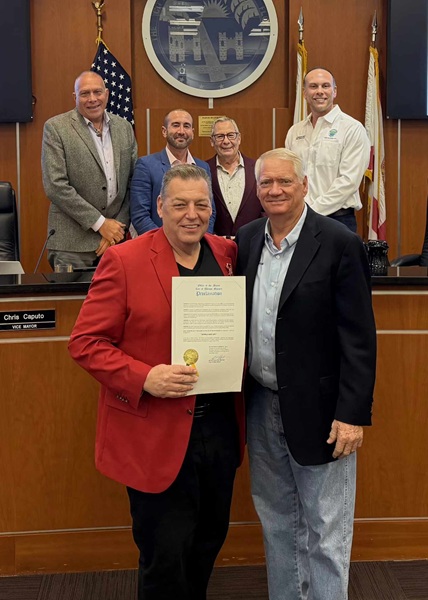 City of Wilton Manors Mayor Presents Holy Cross Health  with World AIDS Day Proclamation