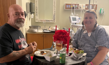 Hospital team turns nurse’s hospital stay into an anniversary celebration