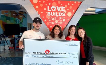 Joe DiMaggio Children’s Hospital Foundation Receives Donation from MLB Shortstop Zach Neto