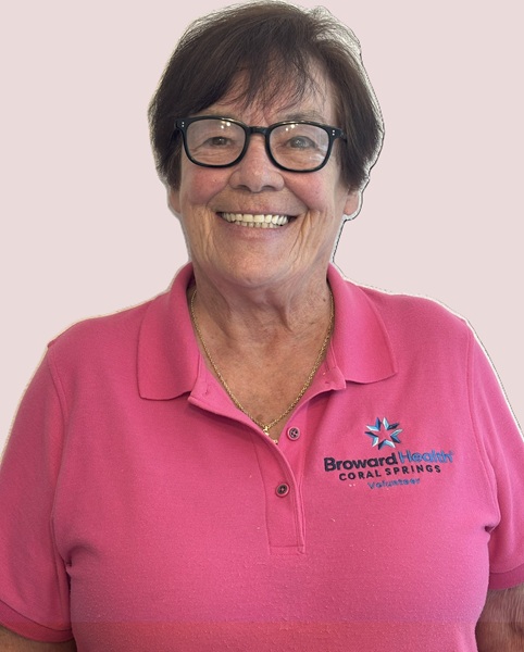 Salute to Volunteers – Broward Health Coral Springs – Gloria Rzyczycki