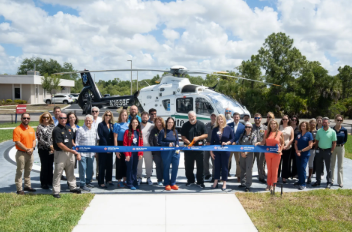 $1 million helipad opens at HCA Florida Englewood Hospital during EMS week