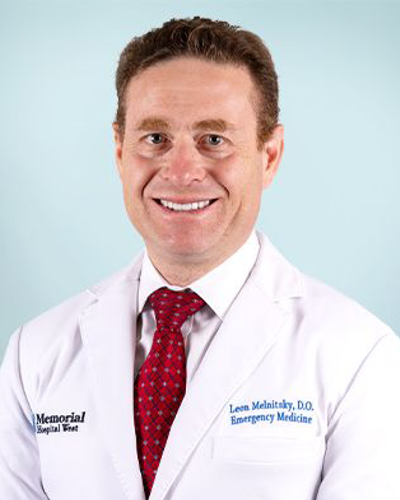 Emergency Room Profiles – Memorial Hospital West – Leon Melnitsky, DO, FACEP