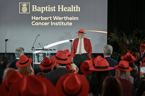 Baptist Health Foundation Announces Historic $100 Million Gift from Dr. Herbert Wertheim