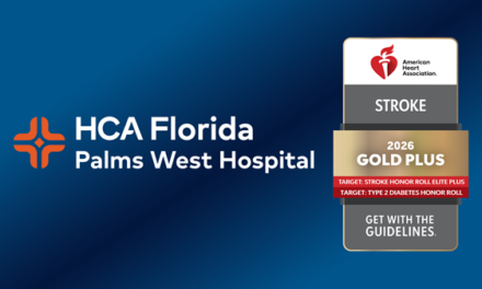 HCA FLORIDA PALMS WEST HOSPITAL NATIONALLY RECOGNIZED FOR COMMITMENT TO EXCELLENCE IN STROKE CARE