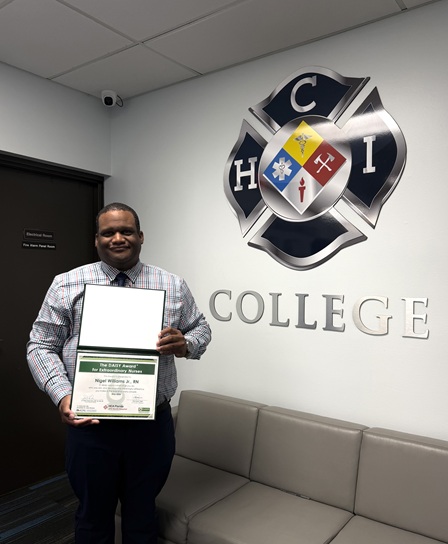 HCI College Graduate Receives Prestigious DAISY Award for Extraordinary Nurses