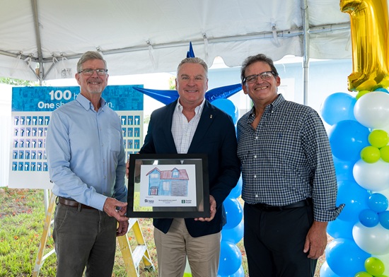 Baptist Health South Florida and Habitat for Humanity of Greater Miami Reach 100 Homes, Expanding Affordable Homeownership
