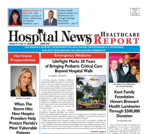 South Florida Hospital News June 2026
