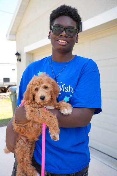 PUPPY FROM MAKE-A-WISH HELPS MEND TEEN’S BROKEN HEART