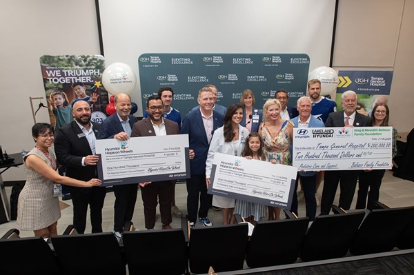 Tampa General Hospital Awarded Hyundai Hope On Wheels Grants Fourth Year