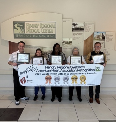 Hendry Regional Medical Center (HRMC) recognized for advancing rural stroke care
