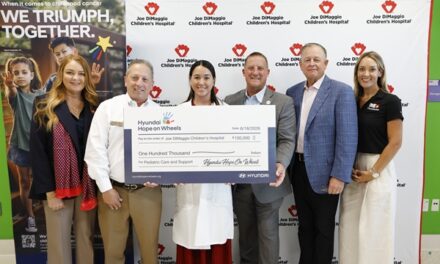 Joe DiMaggio Children’s Hospital Foundation Receives $100,000 Impact Grant from Hyundai Hope on Wheels® for Pediatric Cancer Research
