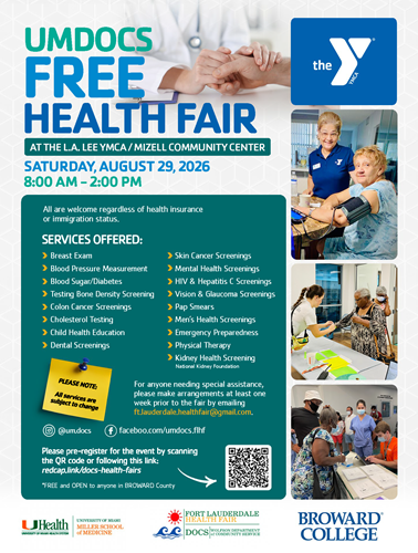 YMCA of South Florida Hosts Free Health Fair in Fort Lauderdale