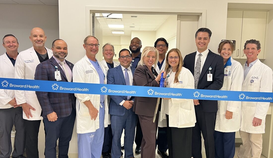 BROWARD HEALTH NORTH UNVEILS DEDICATED EMERGENCY ROOM  CT SCANNER AND X-RAY MACHINE